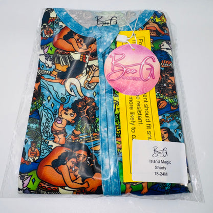 Island Magic Bamboo Shorty Zippy