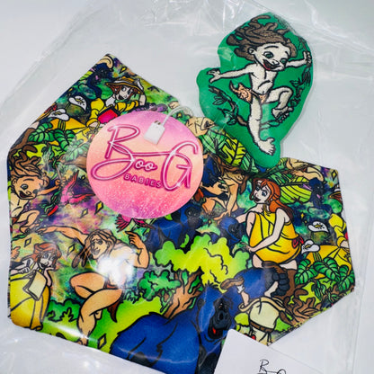 Jungle Swing Embroidered Blanket Lovey