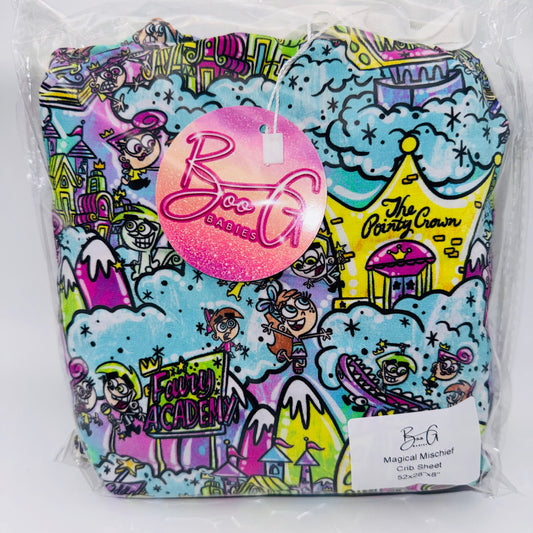 Magical Mischief Bamboo Standard Crib Sheet