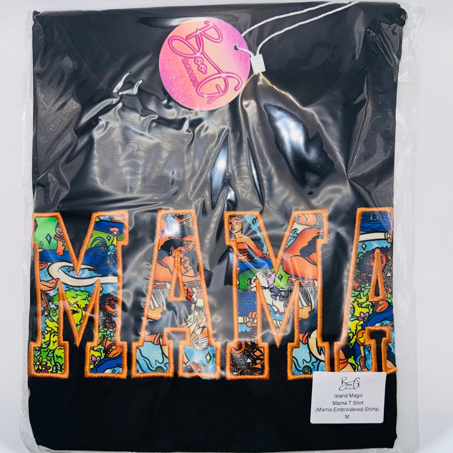 Island Magic Bamboo Mama Embroidered T-Shirt