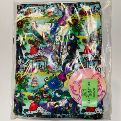 Lily Pad Playdate Bamboo Pillowcase