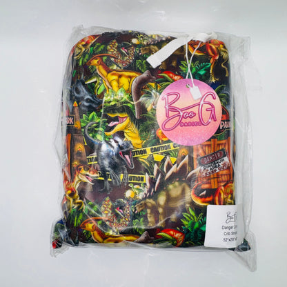 Danger Zone Bamboo Standard Crib Sheet
