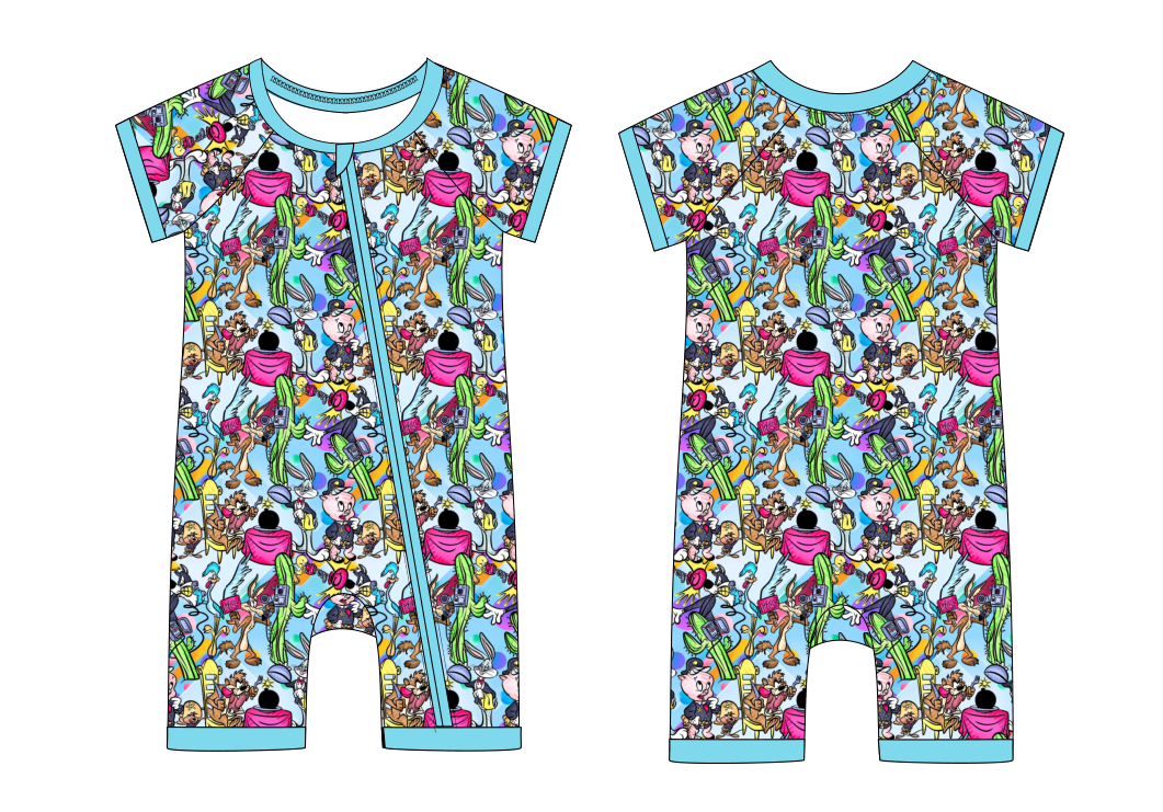 Running Wild Bamboo Shorty Zippy