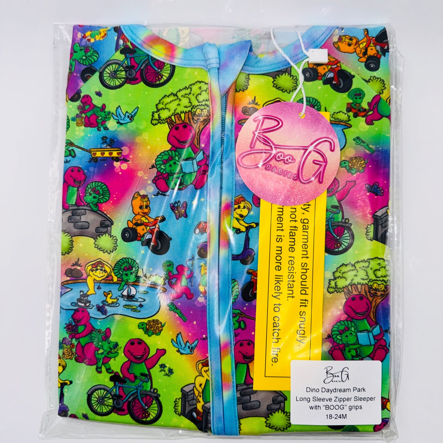 Dino Daydream Park Convertible Bamboo Zippy