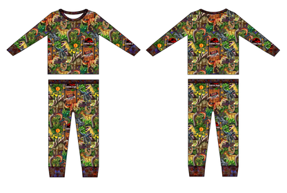 Danger Zone Bamboo Long Sleeve and Pants Set