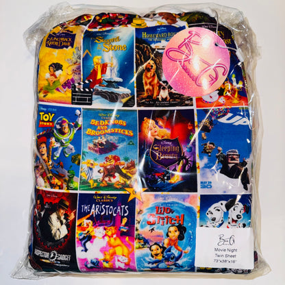 Movie Night Bamboo Twin Sheet