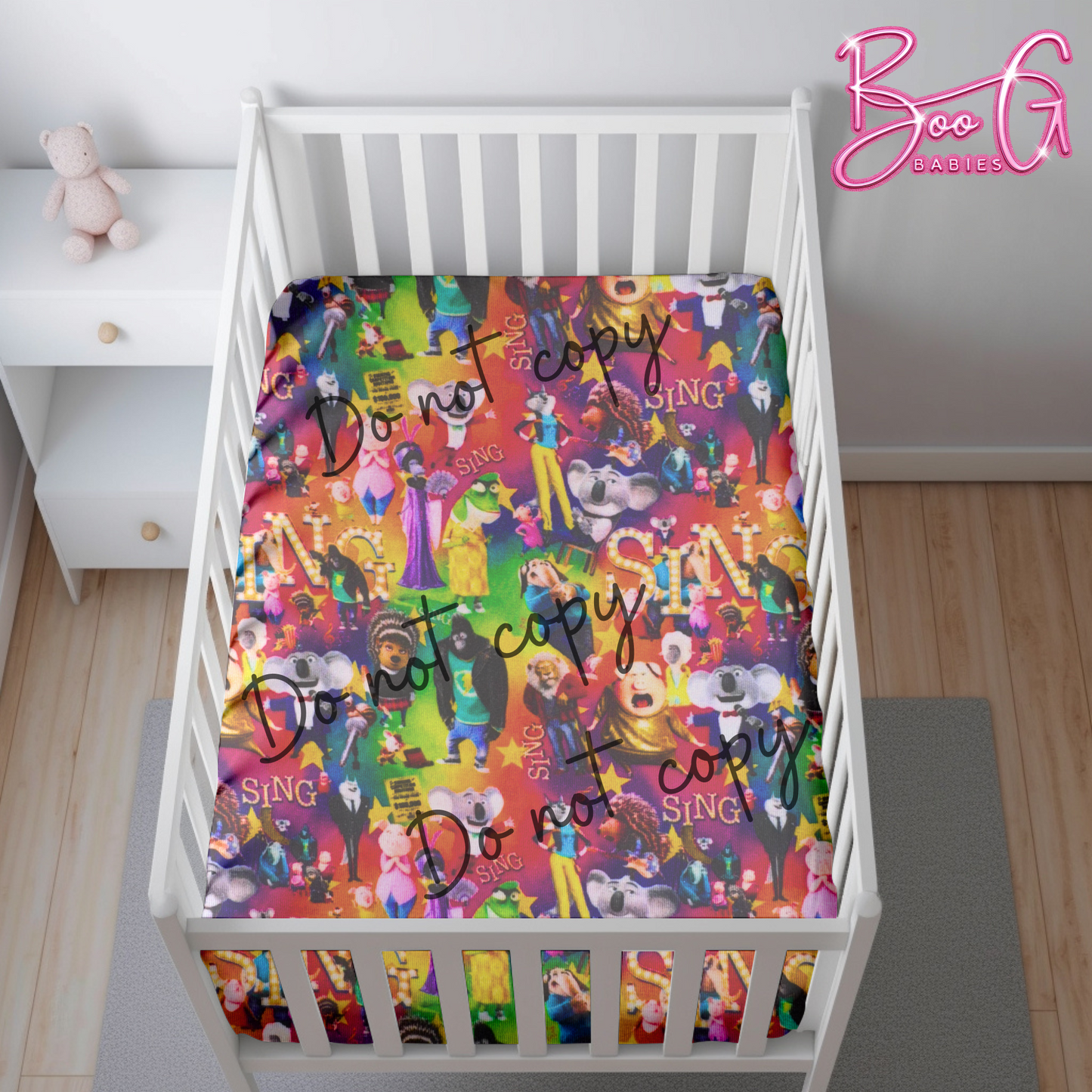 Spotlight Dreams Bamboo Standard Crib Sheet