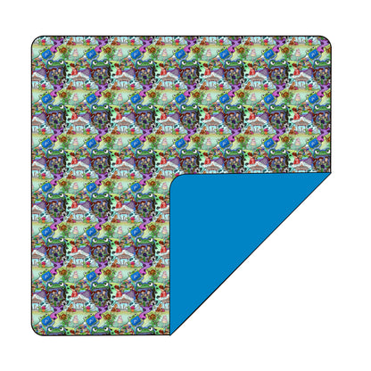 Lily Pad Playdate Triple Layer Bamboo Blanket