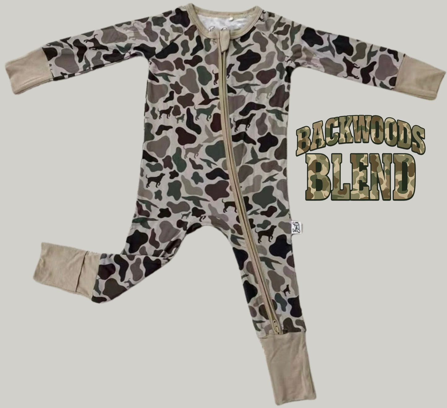 Backwoods Blend Bamboo Convertible Long Sleeve Zippy