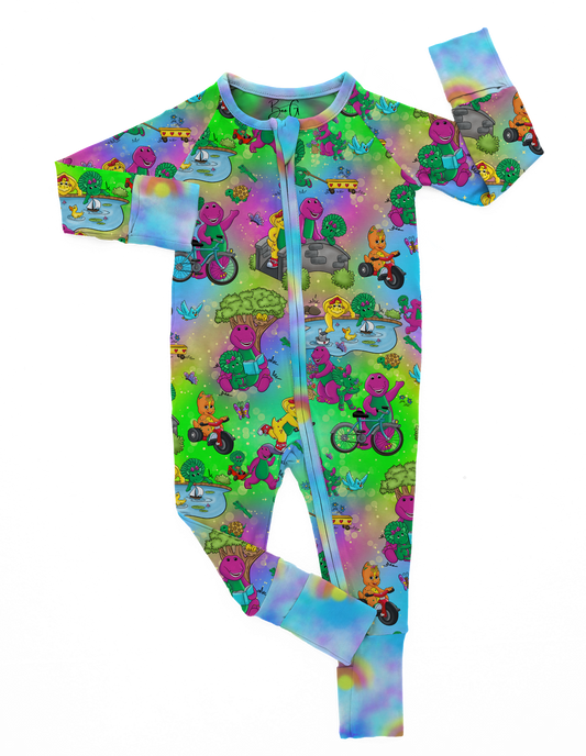 Dino Daydream Park Convertible Bamboo Zippy