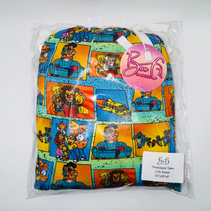 Throwback Tales Bamboo Standard Crib Sheet