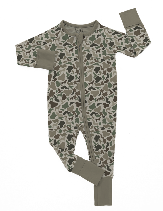 Backwoods Blend Bamboo Convertible Long Sleeve Zippy