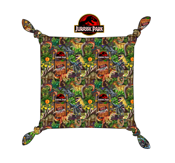 Danger Zone Embroidered Blanket Lovey