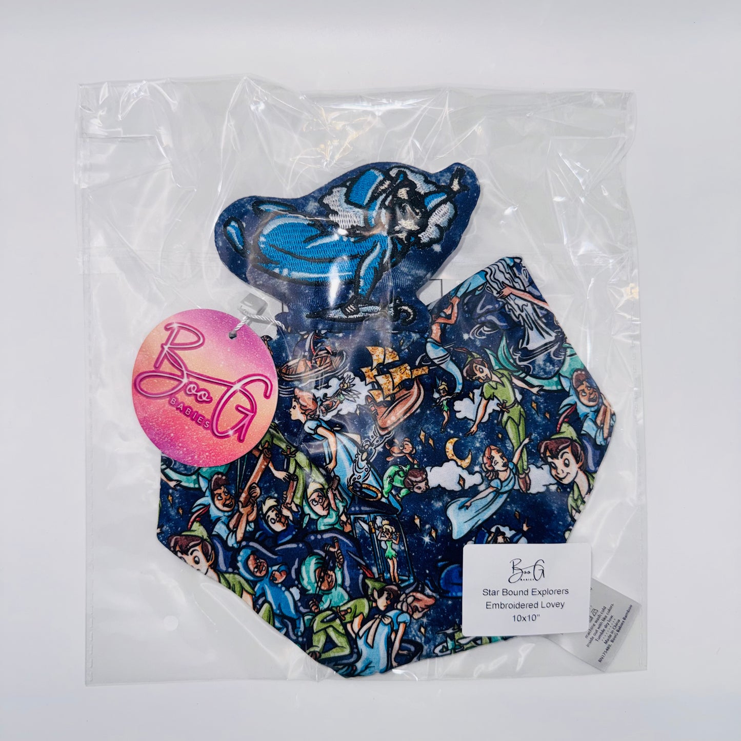 Starbound Explorers Embroidered Blanket Lovey