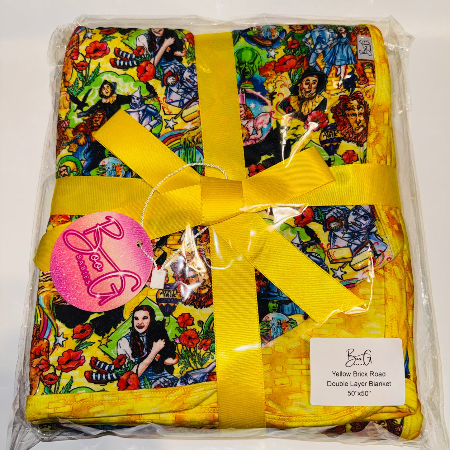 Yellow Brick Road Double Layer Bamboo Blanket