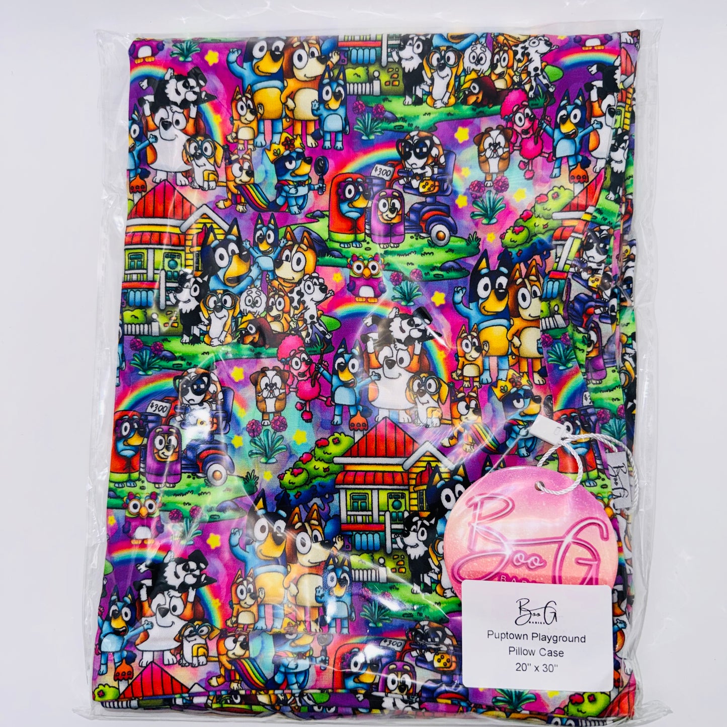 Puptown Playground Bamboo Pillowcase