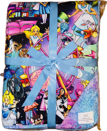 Hollywood Land Double Layer Quilted Bamboo Blanket