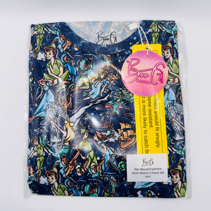Star Bound Explorers Bamboo Short Sleeve/Shorts 2pc Set
