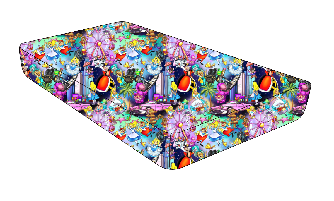 Hollywood Land Bamboo Standard Crib Sheet