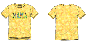 Yellow Brick Road Bamboo Mama Embroidered T-Shirt