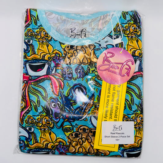 Reef Rascals Bamboo 2pc Short Sleeve and Shorts Set
