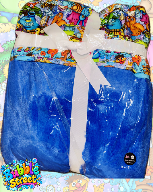 Bubble Street Minky Backed Bamboo Blanket 60x80”